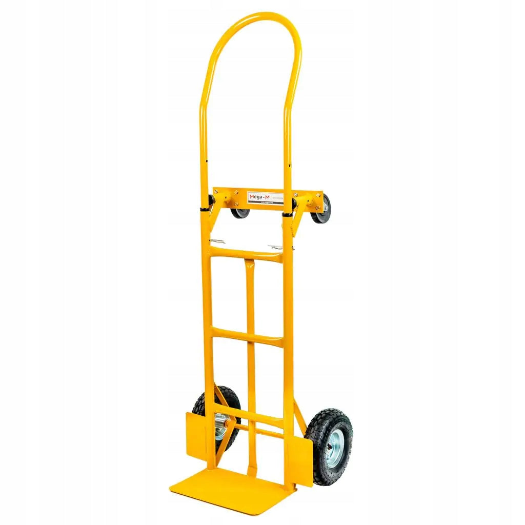 Wózek transportowy Młynarka dwukołowy 200 kg pneumatyczny stalowy 50x30 cm profesjonalny wytrzymały