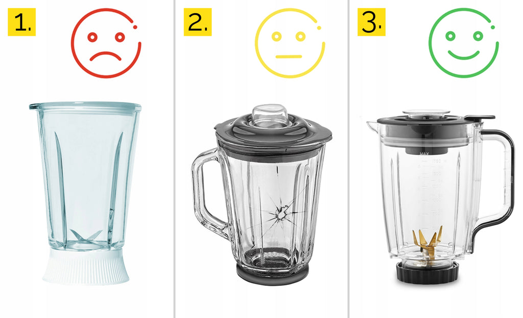 Wydajny blender kielichowy automatyczny 2,4L 2200W Tritan Inox ze sitkiem i dwoma bidonami