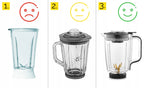 Wydajny blender kielichowy automatyczny 2,4L 2200W Tritan Inox ze sitkiem i dwoma bidonami