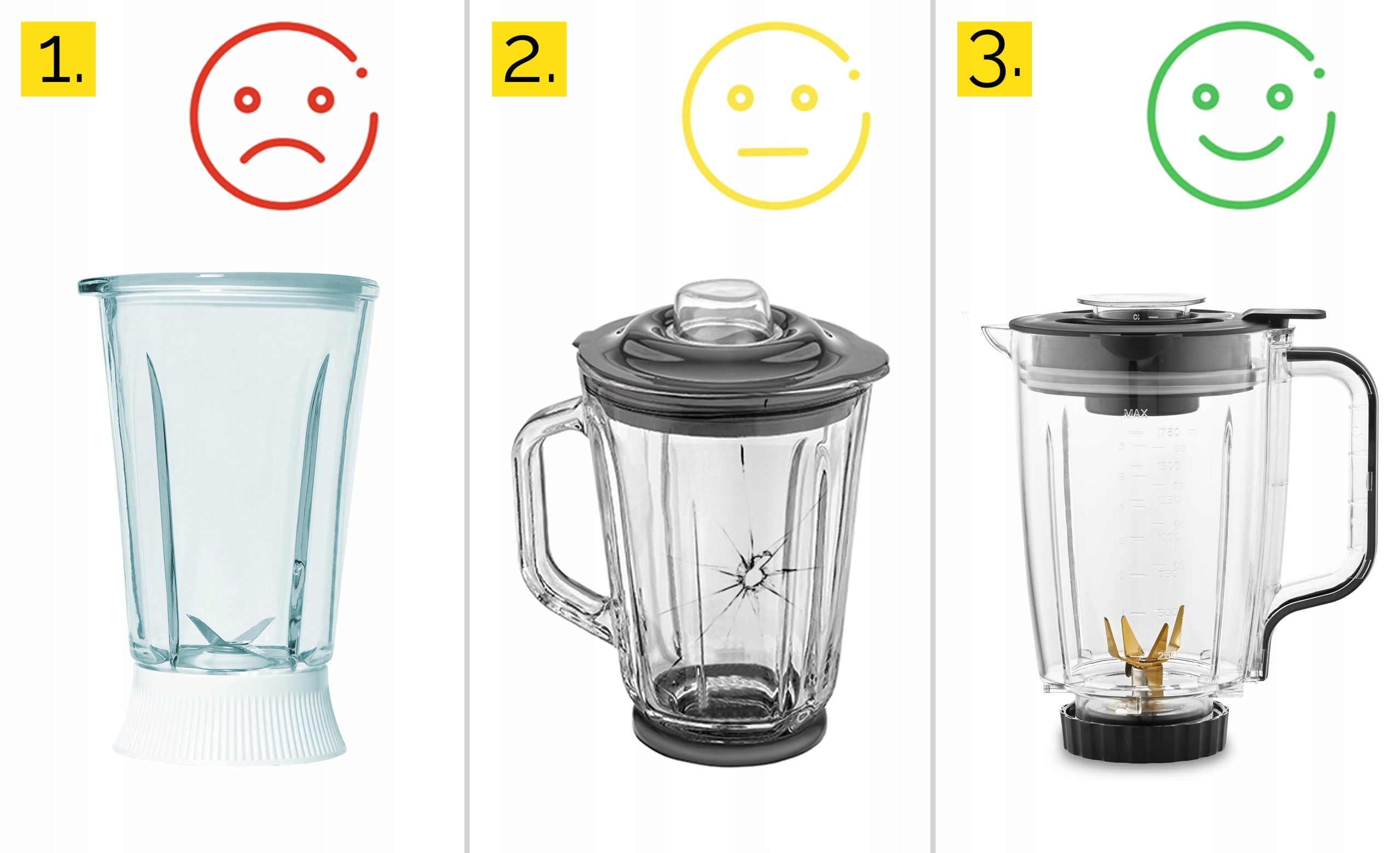 Wydajny blender kielichowy automatyczny 2,4L 2200W Tritan Inox ze sitkiem i dwoma bidonami