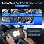 Valise diagnostic auto TK689BT bidirectionnelle écran 8 pouces Android 10 34 réinitialisations CAN FD DoIP Bluetooth