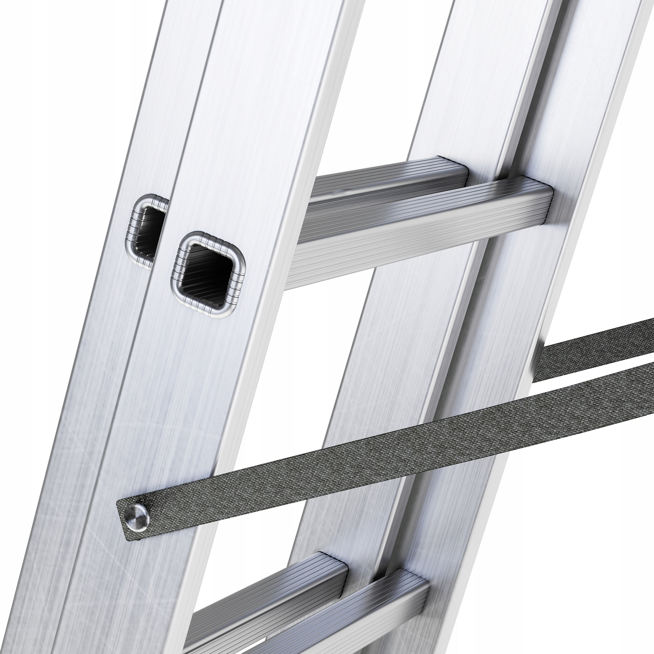 Drabina aluminiowa wielofunkcyjna 3x11 szczebli 6,55 m składana uniwersalna EN131 obciążenie 150 kg