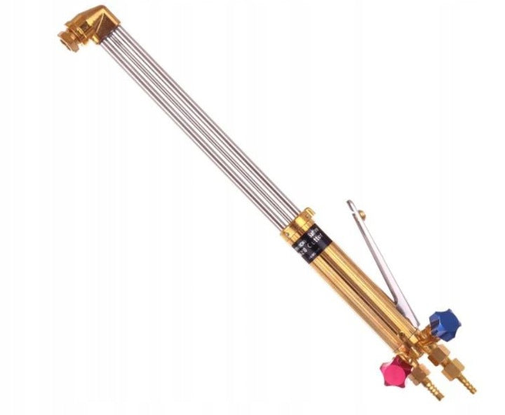 Wysokiej jakości palnik 50 cm do cięcia propan-tlen, w zestawie 2 dysze, 20 m wąż i 2 reduktory