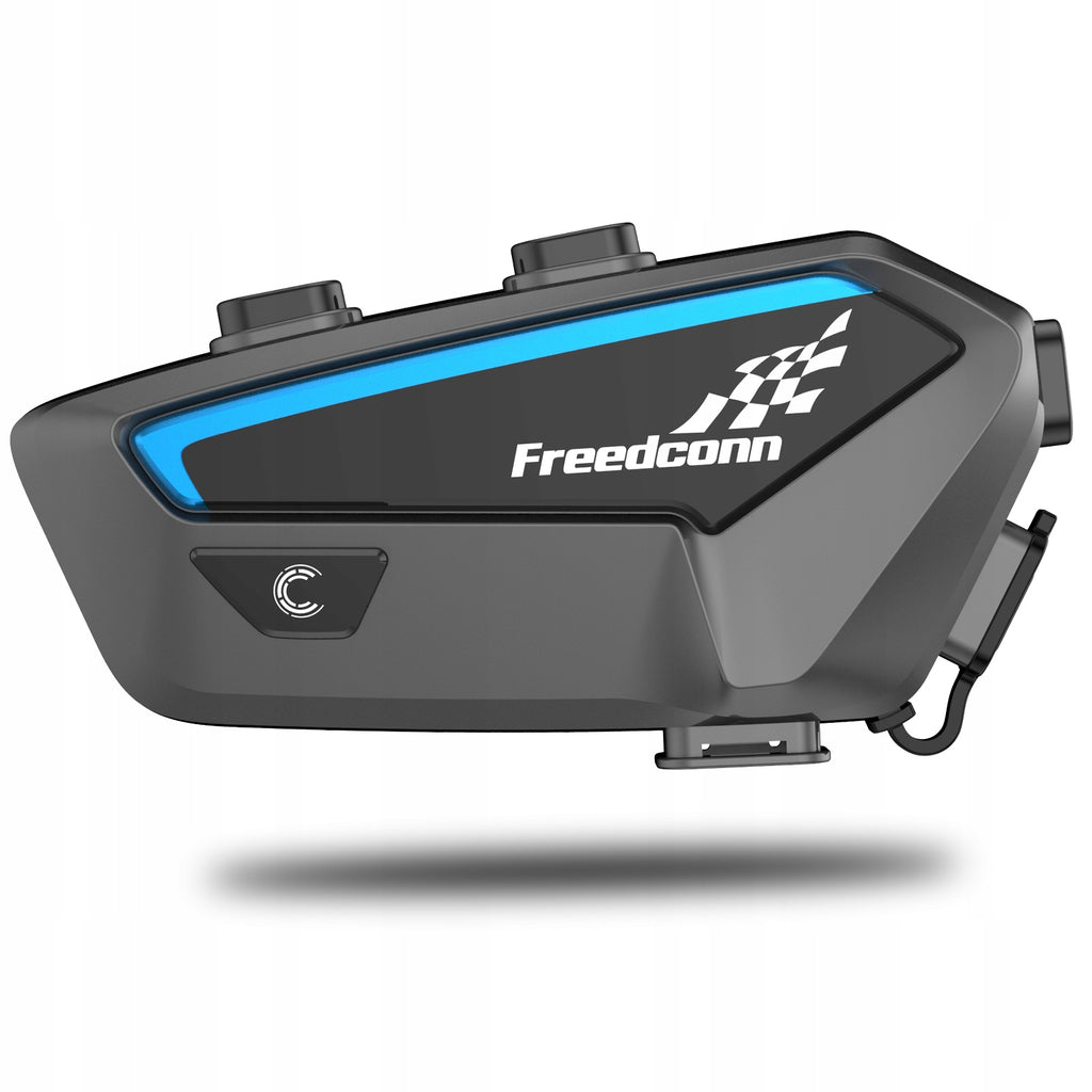Motocyklowy interkom Bluetooth FX V2 EU zestaw komunikacyjny konferencja 10 osób zasięg 2000 m mikrofony