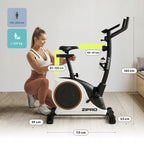 Rower stacjonarny magnetyczny Nitro RS pionowy z regulacją oporu wyświetlaczem LCD obciążenie 150 kg
