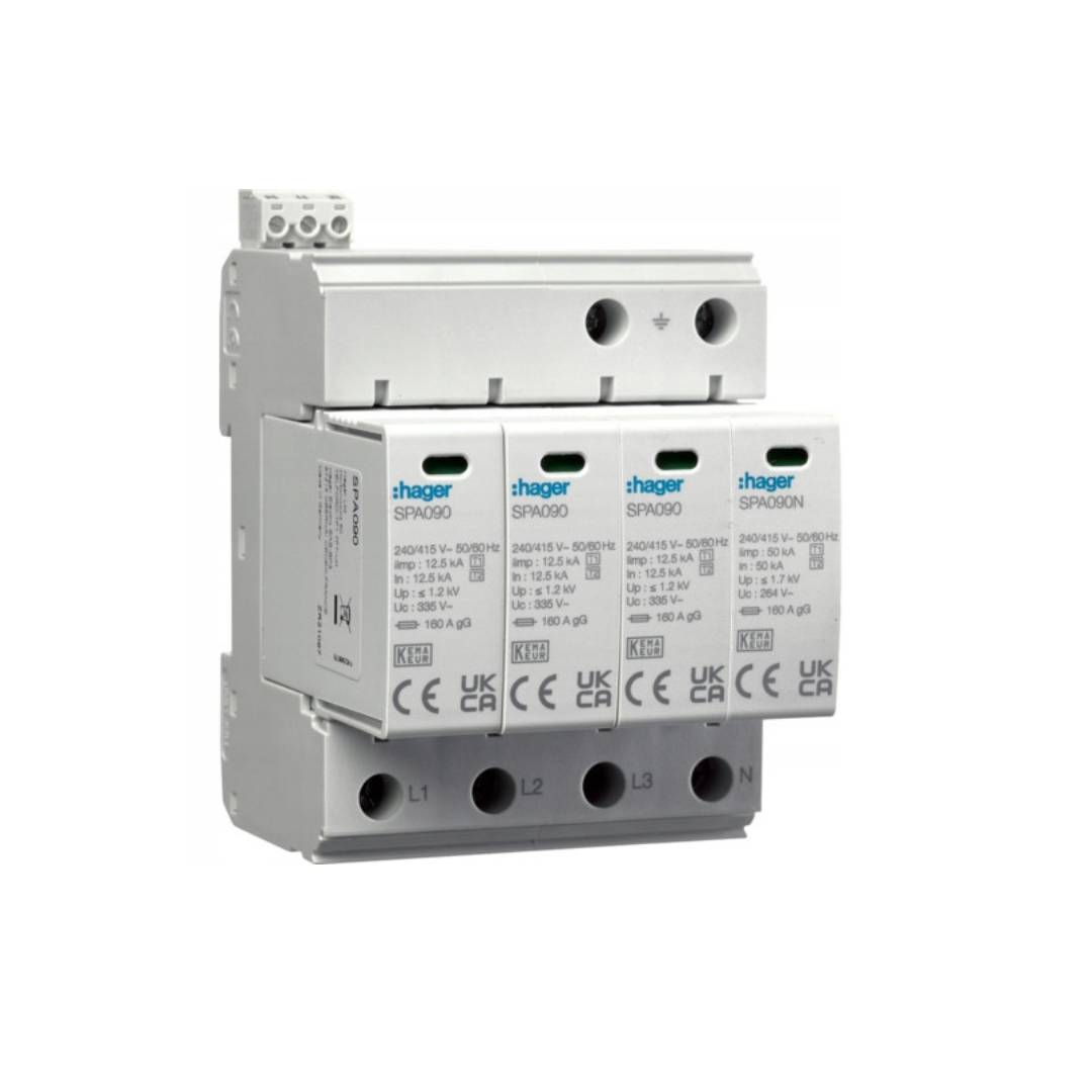 Ogranicznik przepięć B+C 4P 12,5kA SPA931 ochronnik przepięciowy do instalacji elektrycznej