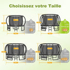 Trampoline extérieur diamètre 228-427cm avec filet sécurité couverture protection capacité charge 150kg enfants