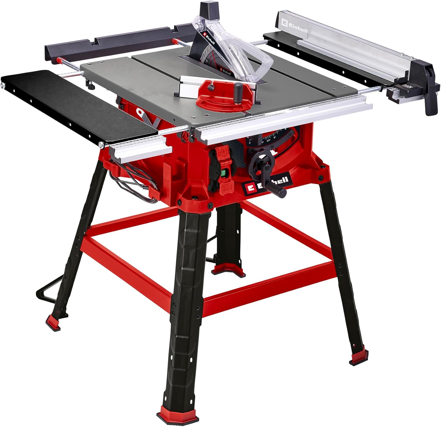 Scie circulaire sur table TC-TS 2225 U 2200W lame 254 mm pour bois hauteur de coupe réglable 80 mm avec aspiration des copeaux