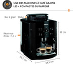 Machine à café grain Essential YY8125FD 15 bars 1400 W réservoir 1,7 L bac grains 260 g buse vapeur nettoyage automatique
