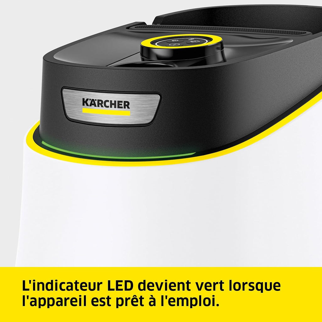 Nettoyeur vapeur SC 3 Deluxe 1900 W pression 3,5 bar réservoir 1 L chauffe 30 s surface 75 m²