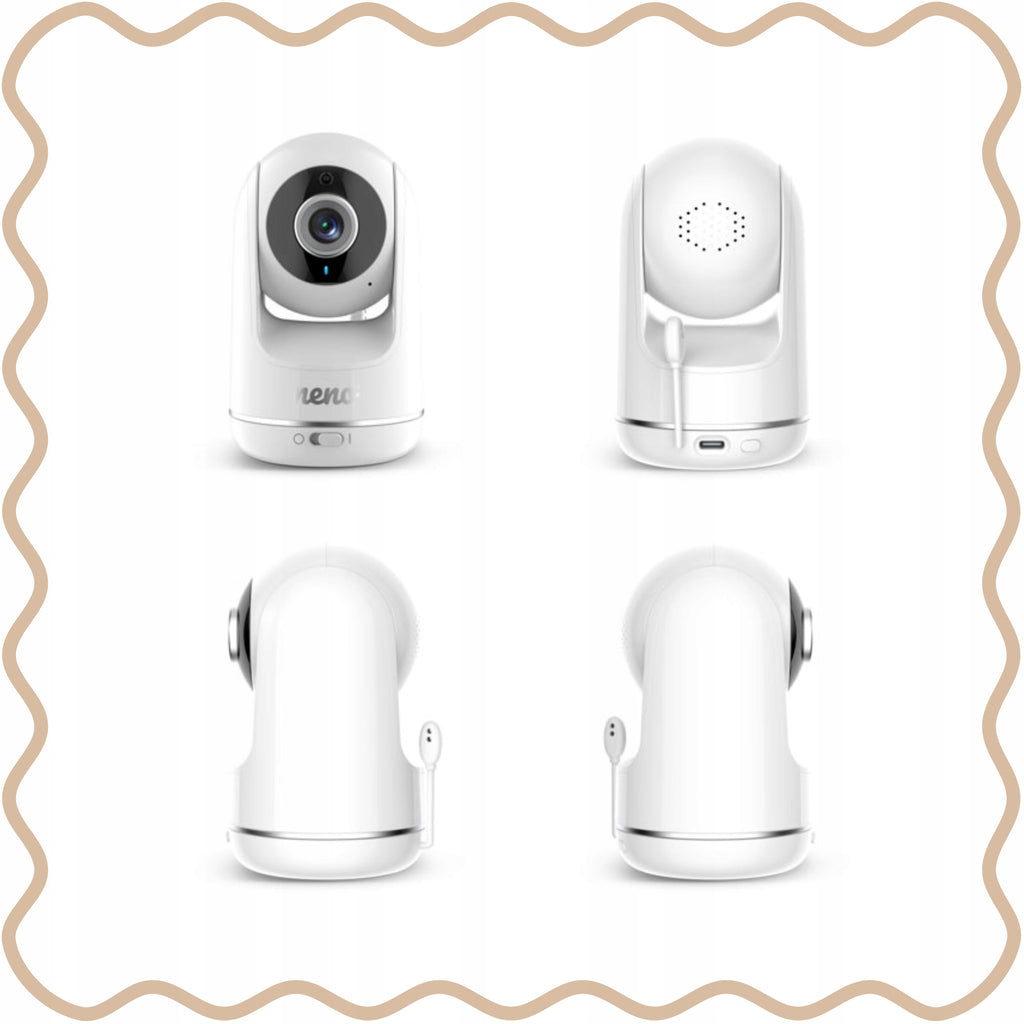 Video Baby Monitor Vista 2.4GHz HD Camera 5 Inch Display Night Vision Two Way Audio Temperature Sensor