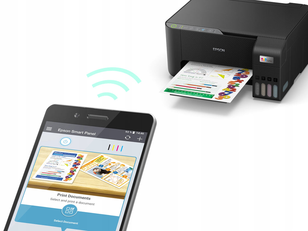 Urządzenie wielofunkcyjne drukarka atramentowa EcoTank Smart WiFi do druku bezprzewodowego z tuszami