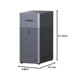 NAS de bureau NASync DH2300 2 baies 4 Go RAM stockage 64 To LAN 1GbE NFC HDMI 4K album photo IA chiffrement