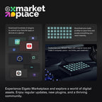 Contrôleur de studio Stream Deck XL 32 touches macro personnalisables compatible OBS Twitch YouTube Mac PC noir