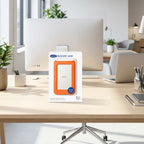 Disque dur externe portable Rugged Mini 2 To USB 3.0 2,5 pouces résistant chocs pression PC Mac iPad iPhone orange