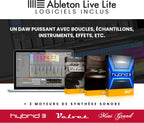 Contrôleur MIDI USB APC40 MKII 40 pads RGB avec 9 faders 8 boutons Ableton Live pour production musicale 1,8 kg