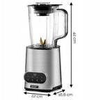 Wydajny blender kielichowy automatyczny 2,4L 2200W Tritan Inox ze sitkiem i dwoma bidonami
