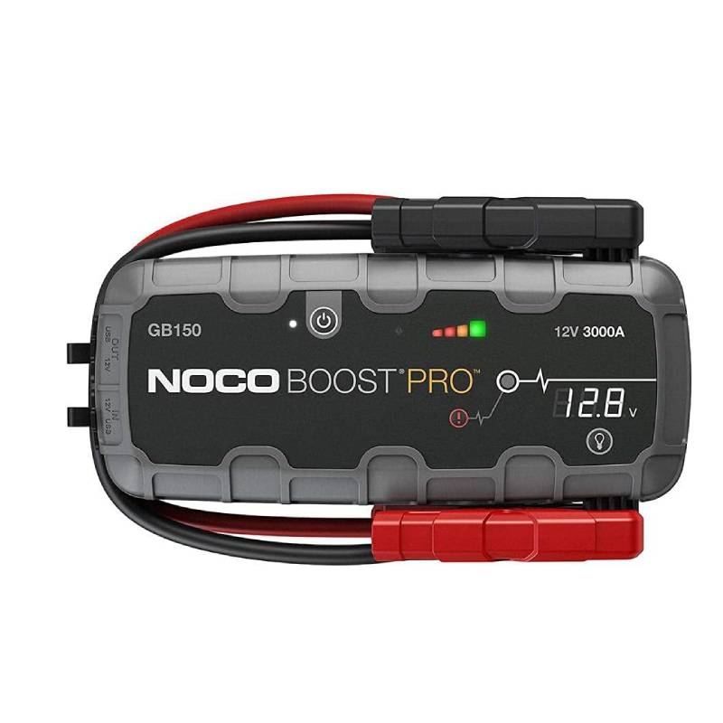 Booster batterie GB150 3000 A 12 V lithium avec powerbank USB pour moteurs essence 9 L et diesel 7 L