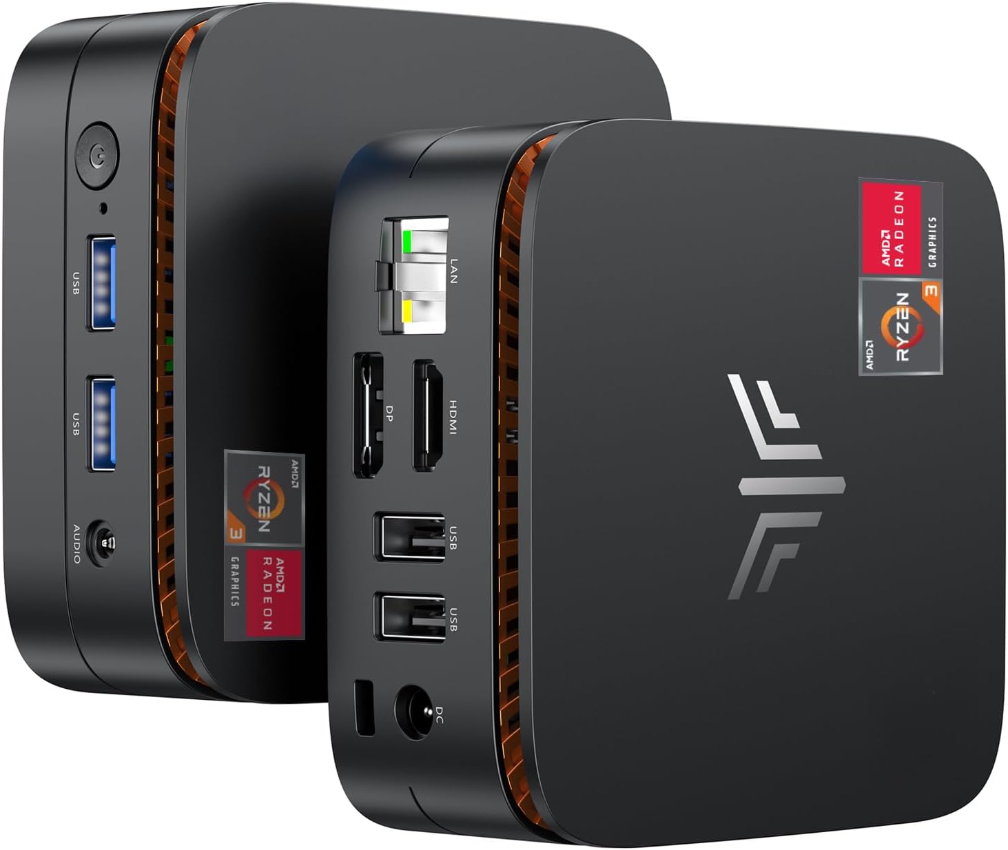 Mini PC Essenx E1 AMD Ryzen 3 3250U, 8Go DDR4 256Go SSD, Windows 11 Pro, WiFi5 Bluetooth, Double Affichage 4K