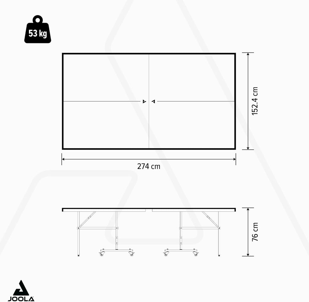 Table tennis intérieur Inside pliable montage rapide filet inclus 274 x 1525 x 76 cm