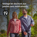 Appareil de stimulation circulation jambes NMES TENS soulagement douleurs jambes pieds chevilles gonflées avec électrodes
