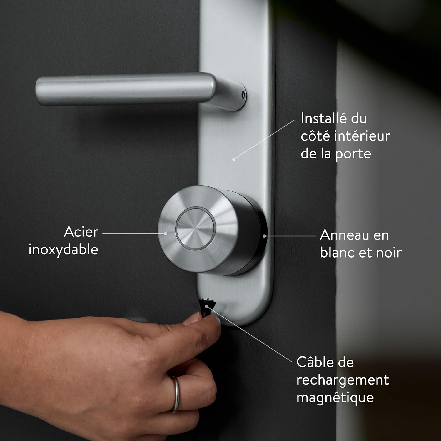Smart Lock Ultra Serrure Connectée Avec Bluetooth Wi‑Fi Matter Et 3 Modes De Verrouillage