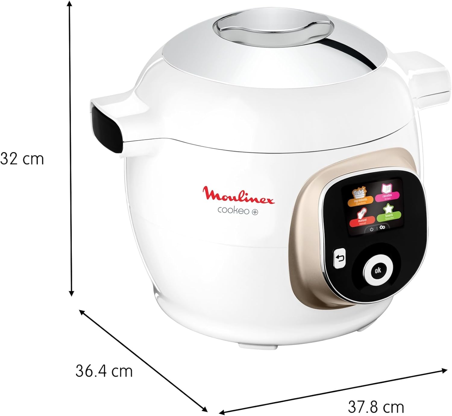 Multicuiseur intelligent Cookeo CE85CA10 6 L 1600 W 150 recettes intégrées 6 modes de cuisson