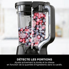Blender processor 3 en 1 Detect Power 1200W bol mélange lame malaxeur gobelet individuel pétrir mixer hacher TB401EU