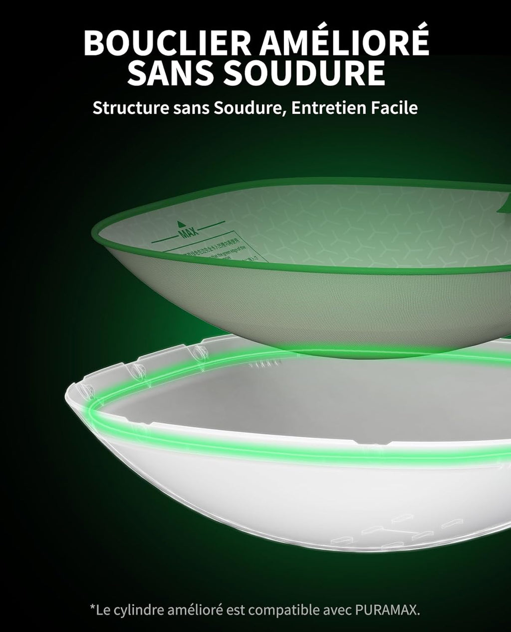 Litière autonettoyante pour chat Pura Max 2 76 L avec contrôle app WiFi 2,4 GHz sécurité XSecure