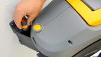 Enrouleur de tuyau mural Auto Reel 40 m automatique tuyau 12,5 mm lance raccords fixation murale 180° gris orange