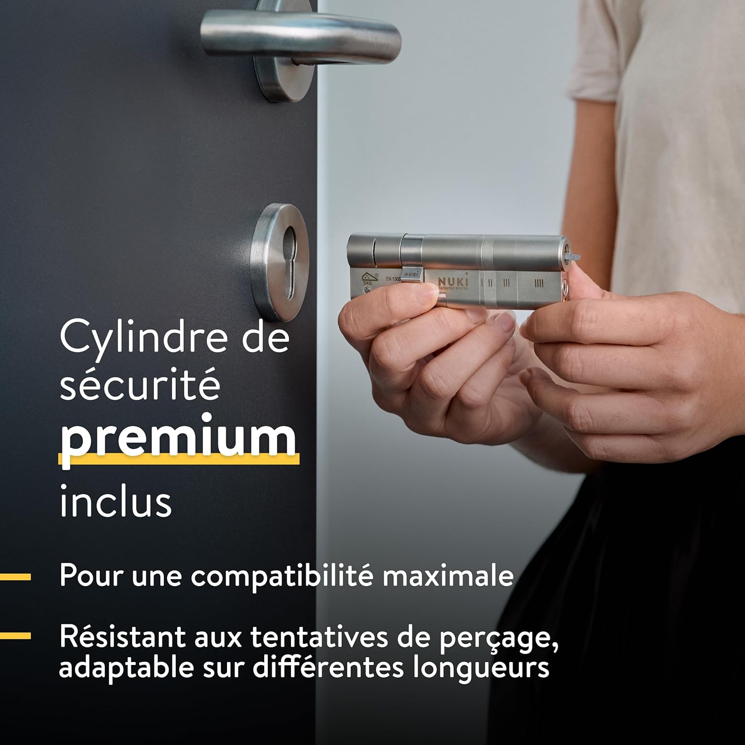 Smart Lock Ultra Serrure Connectée Avec Bluetooth Wi‑Fi Matter Et 3 Modes De Verrouillage