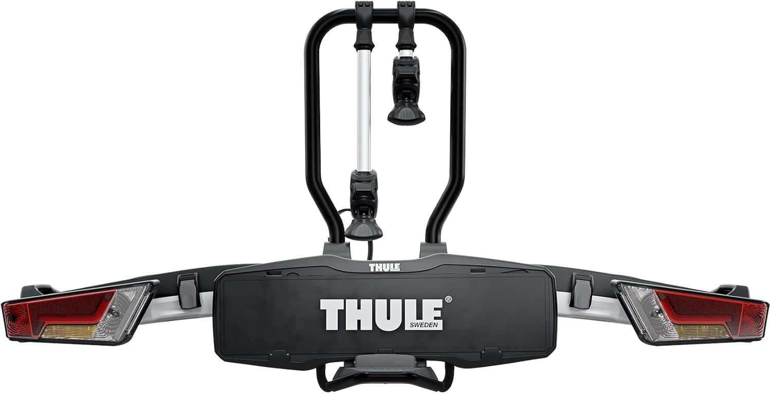 Porte-vélos sur attelage EasyFold XT 2 vélos aluminium pliable charge 60 kg pour vélos électriques et VTT