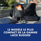 Disque dur externe portable Rugged Mini 2 To USB 3.0 2,5 pouces résistant chocs pression PC Mac iPad iPhone orange