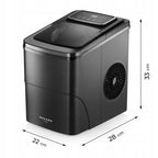 Kostkarka do lodu Multi Cube 160 W wydajność 12 kg/24 h zbiornik wody 2 l z regulacją wielkości kostek i timerem