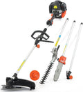 Débroussailleuse thermique multifonction FX-MT152E 5 en 1 moteur 2 temps 52 cm³ 3 CV coupe 32 cm rallonge 1 m noir