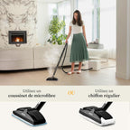Nettoyeur vapeur Neat 1500 W réservoir 1,6 L vapeur 135 °C autonomie 50 min kit 17 accessoires sols voiture joints