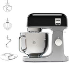 Robot pâtissier kMix KMX750BK 1000 W bol inox 5 L mouvement planétaire 6 vitesses couvercle anti-projection noir