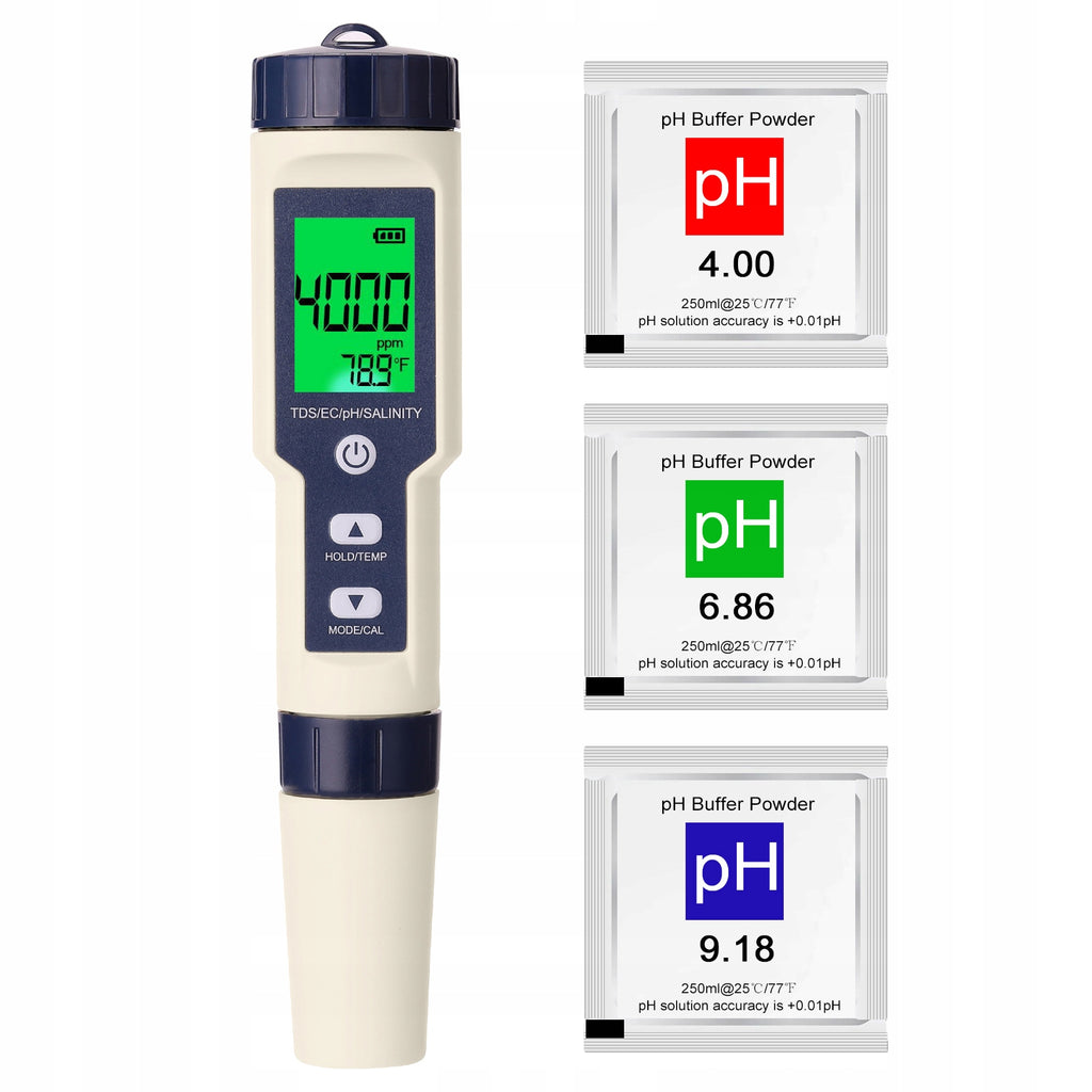 Tester jakości wody pH TDS TEMP przenośny miernik cyfrowy IP67 zakres pomiaru pH 0-14 TDS 0-10000 ppm