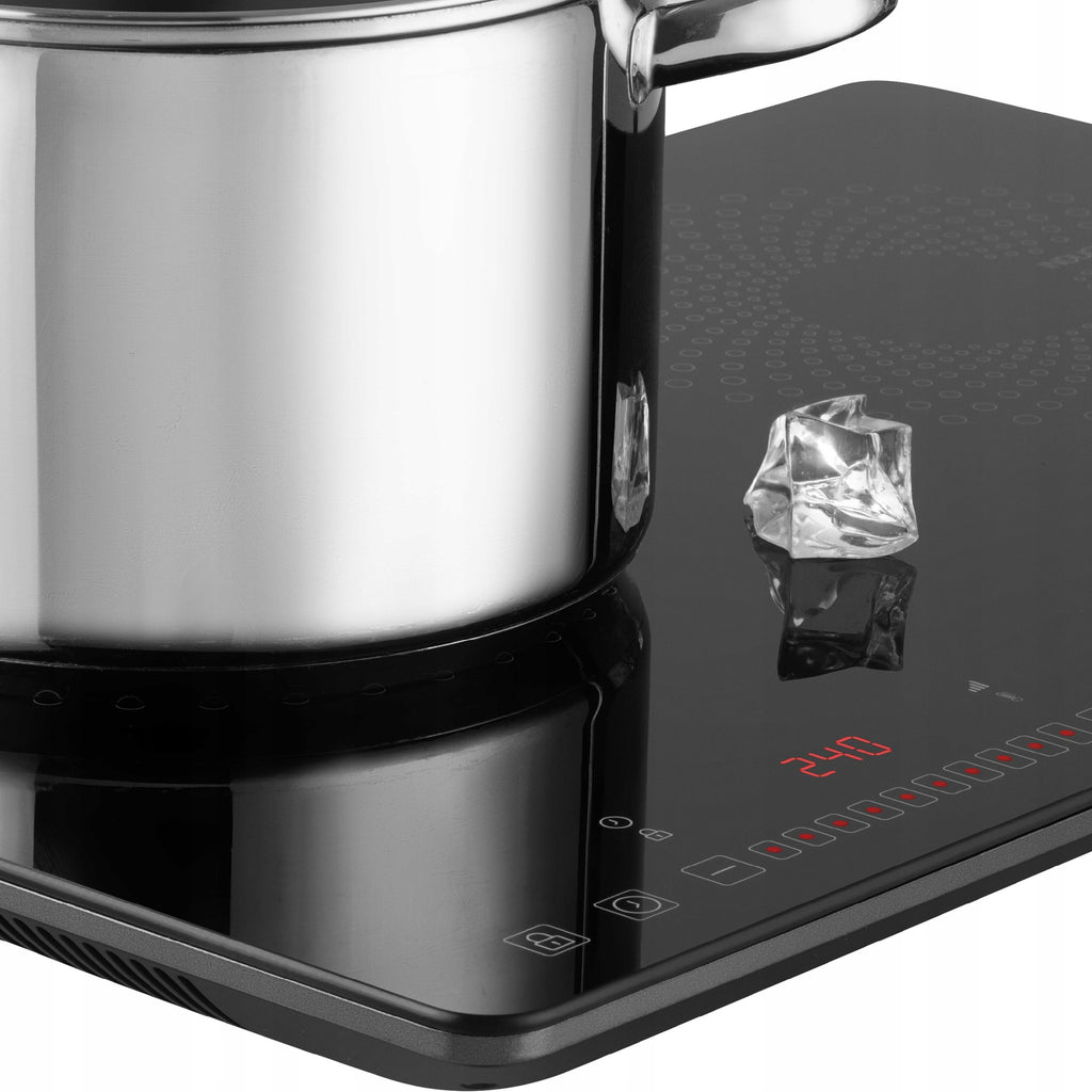 Nowoczesna kuchenka indukcyjna SCP 4501BK 3400W slim czarna energooszczędna szybkie gotowanie
