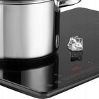 Nowoczesna kuchenka indukcyjna SCP 4501BK 3400W slim czarna energooszczędna szybkie gotowanie