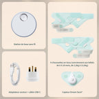 Moniteur bébé intelligent Dream Sock suivi pouls oxygène temps réel capteur optique Bluetooth WiFi autonomie 16 h mint
