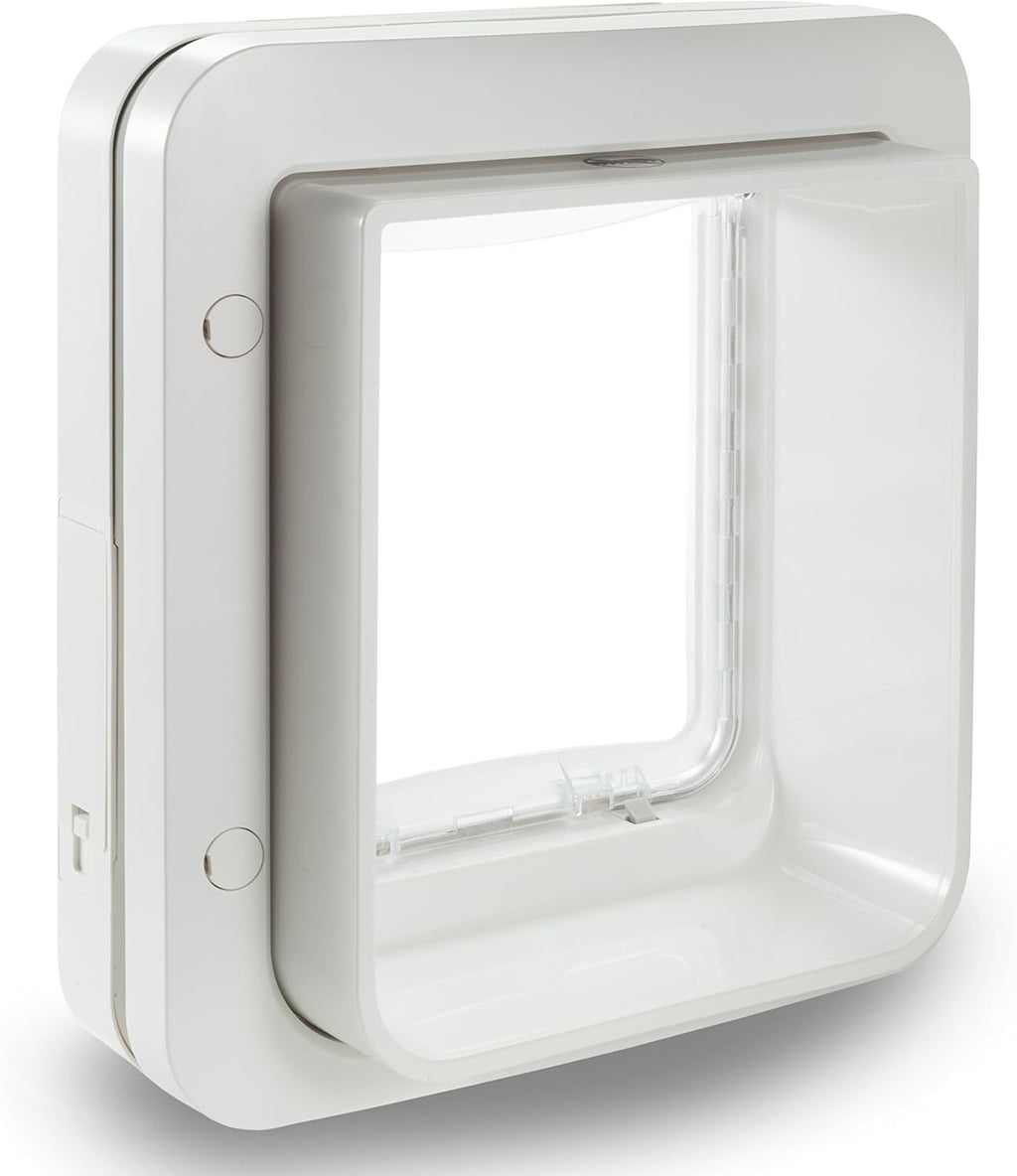 Grande chatière à puce électronique SureFlap pour chats petits chiens couvre-feu ouverture 178 x 170 mm blanc