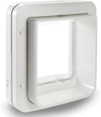 Grande chatière à puce électronique SureFlap pour chats petits chiens couvre-feu ouverture 178 x 170 mm blanc