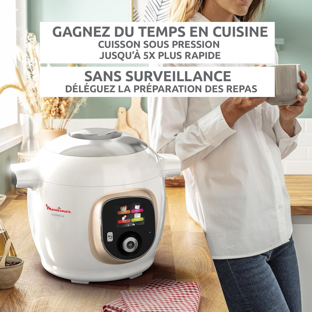 Multicuiseur intelligent Cookeo CE85CA10 6 L 1600 W 150 recettes intégrées 6 modes de cuisson