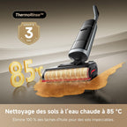 Aspirateur laveur H15 Pro Heat nettoyage sols 85°C bras robotisé IA 22000Pa séchage 5 min contrôle app