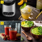Wydajny blender kielichowy automatyczny 2,4L 2200W Tritan Inox ze sitkiem i dwoma bidonami