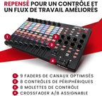 Contrôleur MIDI USB APC40 MKII 40 pads RGB avec 9 faders 8 boutons Ableton Live pour production musicale 1,8 kg