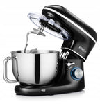 Robot planetarny MyCHEF 4000 W 6,2 l z misą ze stali nierdzewnej 6 prędkościami funkcją PULSE i końcówkami do mieszania ubijania wyrabiania