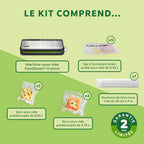 Machine sous vide FFS005X 140 W semi-automatique fonction pulse cutter intégré rangement rouleau sacs inclus noir