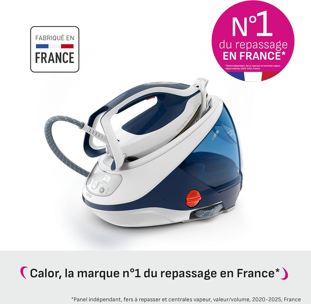 Centrale vapeur Pro Express Protect GV9223C0 7,2 bar 2600 W débit vapeur 500 g min sans réglage bleu